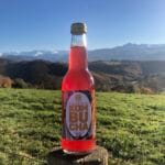 Bouteille de Kombucha hibiscus rose