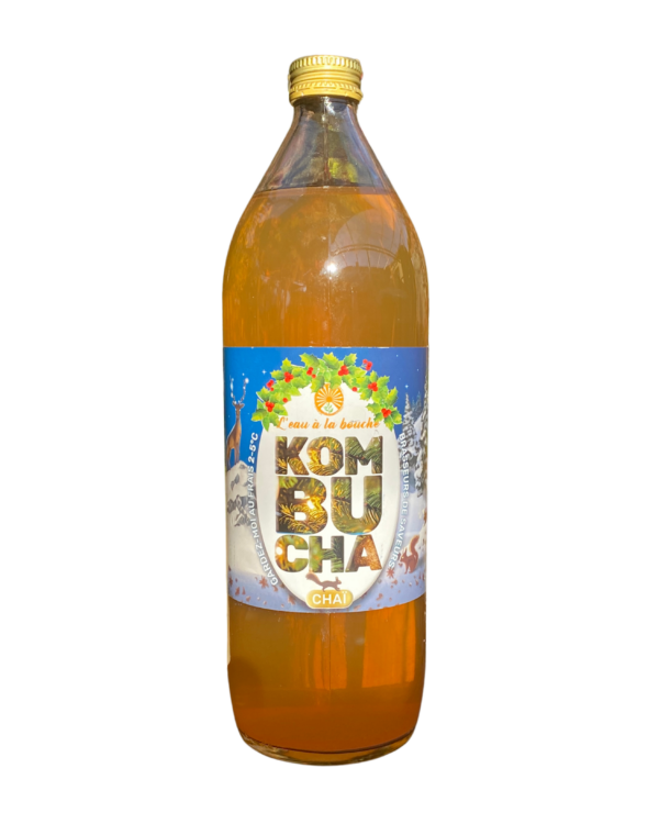 Kombucha bio L'eau à la bouche Kombuchai 1L
