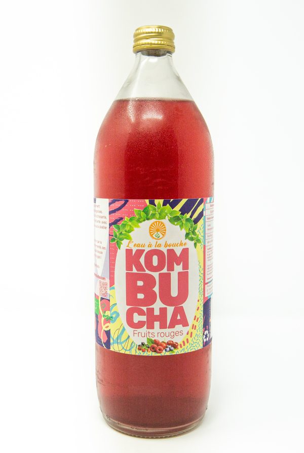 Kombucha bio fruits rouges