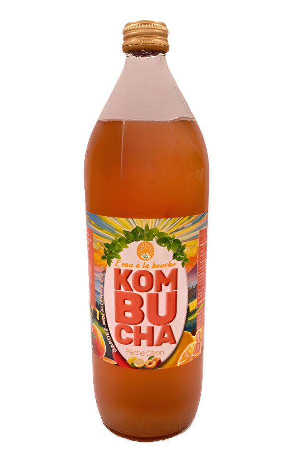 Kombucha bio peche citron