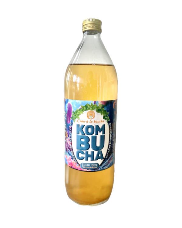 Kombucha bio L'eau à la bouche équilibre 1L
