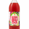 Kombucha Fruits Rouges L’eau à la bouche, bouteille 1 L sur fond blanc