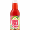 Kombucha Fruits Rouges L’eau à la bouche, bouteille 33 cl sur fond blanc