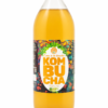 Kombucha Nature L’eau à la bouche, bouteille 1 L sur fond blanc