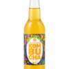 Kombucha Nature L’eau à la bouche, bouteille 33 cl sur fond blanc
